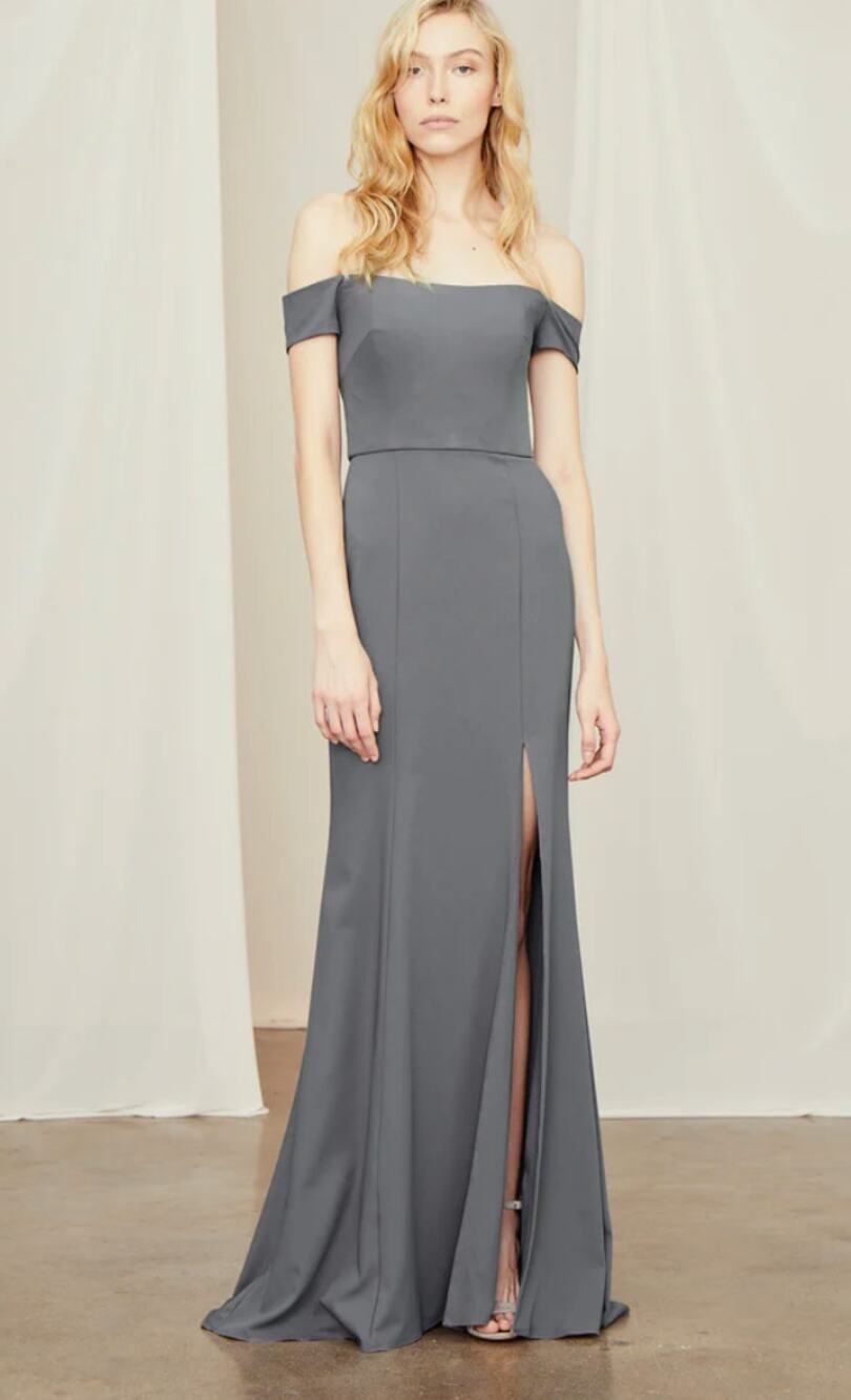 AMSALE Eden Dress in Blue